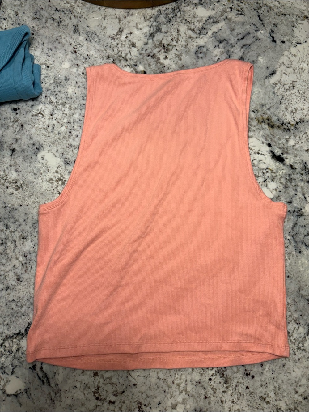 American Eagle Outfitters Peach Cropped Tank Top - Peach - Picture 2 of 2